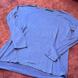 Long sleeve Tori Richard linen periwinkle sweater -S
